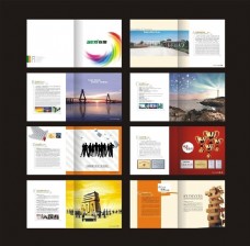 广告公司企业画册设计矢量素材