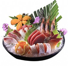 日式美食鲜美日式鱼类日式料理美食产品实物