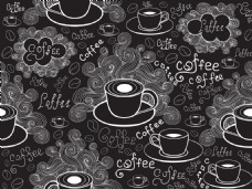 咖啡杯时尚艺术咖啡装饰图案