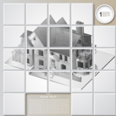 洋房房屋别墅建筑模型图片