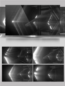 黑色光束三角动态视频素材