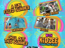 儿童暑期夏令营活动宣传片AE模板