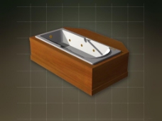 3DMAX浴盆模型