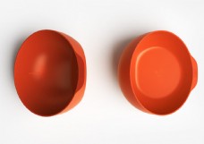 产品生活橙色的碗生活用品产品设计JPG