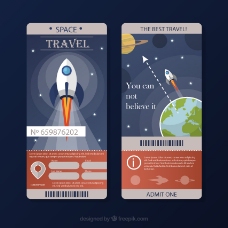 太空旅行票