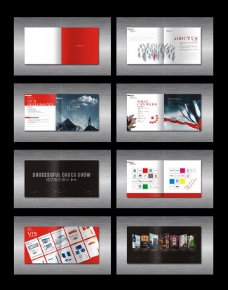 广告素材广告公司画册宣传设计矢量素材