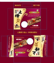 中国风食品土特产高山土猪肉包装设计