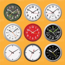 时钟钟表生活用品矢量素材