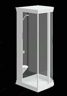 3DMAX淋浴房