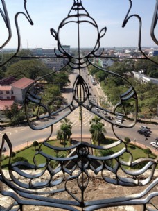 老挝万象Patuxai东南亚亚洲里程碑纪念碑旅行