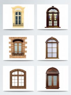 时装设计欧式窗户时尚古典设计装饰元素