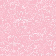 粉色牡丹花纹无缝主图