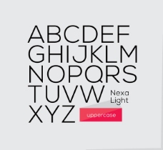 Nexa free高级设计英文字体
