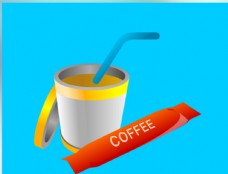 冲泡好的咖啡flash动画