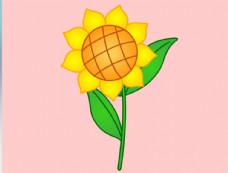 金色向日葵flash植物动画