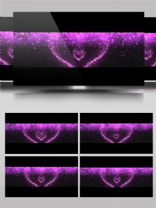 爱心粒子心形粒子LED视频