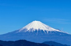 雪山日本富士山图片