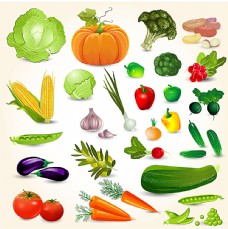 餐饮卡通蔬菜
