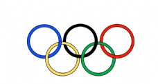 简约奥运五环元素