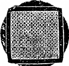 古代图案元明时代矢量版画古典图案矢量中华五千年AI源文件0030