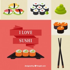 寿司的背景