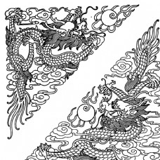 中国风设计中国龙纹古典龙纹中国风龙纹图片