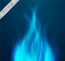蓝色火焰背景矢量素材图片