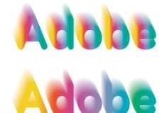 Adobe3D特效炫彩字图片