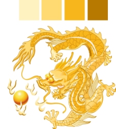 中国风 传统龙纹 平面设计素材