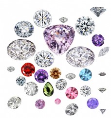 石材钻石锆石宝石素材