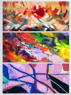 抽象创意缤纷色彩背景PSD