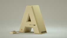 产品设计A立体字母