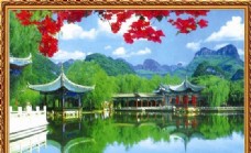 山水风景中堂画国画0006
