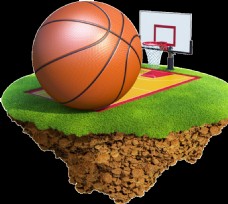 3D篮球场场景设计