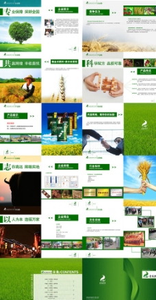 绿色农业画册图片