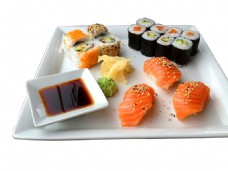 日式美食精致寿司日式料理美食产品实物
