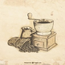 手拉咖啡研磨机