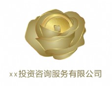 玫瑰铜钱logo