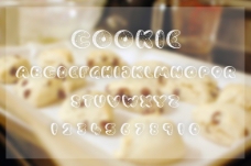 曲奇饼干英文字体