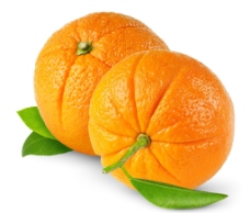 唯美香橙图片