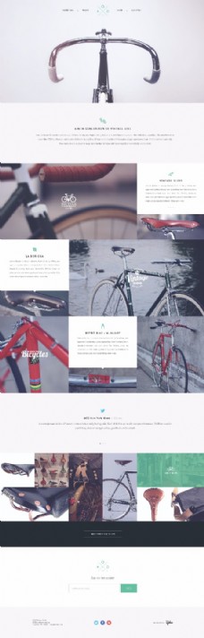 国网国外自行车网页模板