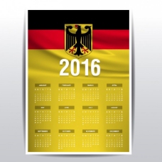 德国日历2016