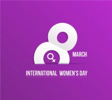 妇女女性女性符号紫色妇女节