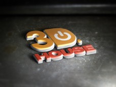 3D设计3D立体logo字体设计