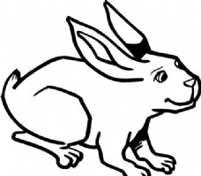 兔子常见动物矢量素材eps格式0012