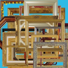 psd素材木质相框照片边框素材分层大全
