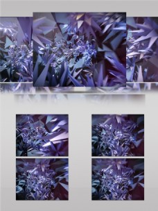 紫色水晶世界动态视频素材