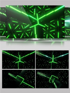 绿色交错光束视频素材