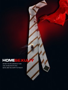 领带创意电影海报