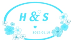 婚礼 logo设计图片